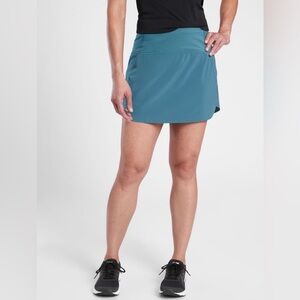 Athleta Run With It Tennis Skort 1X Athletic Golf Sporty Fitness Pockets